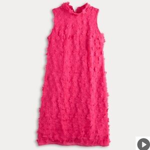 Signature by Robbie Bee Vibrant Pink Floral Dress